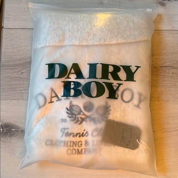 Dairy Boy Turtleneck Sweatshirt Heather Grey M/L New With Tags - Picture 6 of 7